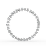 34.5CTW Mix Shaped Lab Grown Diamond (F/VS) Bracelet in 14K Gold