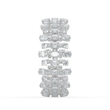 34.5CTW Mix Shaped Lab Grown Diamond (F/VS) Bracelet in 14K Gold