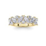 1.5CTW Marquise Shaped Lab Grown Diamond (G/VS) Ring in 14K Gold