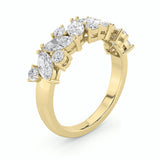 1.5CTW Marquise Shaped Lab Grown Diamond (G/VS) Ring in 14K Gold