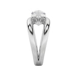 2CTW Marquise Shaped Lab Grown Diamond (G/VS) East West Solitaire Fancy Ring in 14K Gold