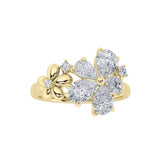 5.4CTW Mix Shaped Lab Grown Diamond (F/VS) Bracelet in 14K Gold - Size 6