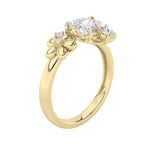 5.4CTW Mix Shaped Lab Grown Diamond (F/VS) Bracelet in 14K Gold - Size 6