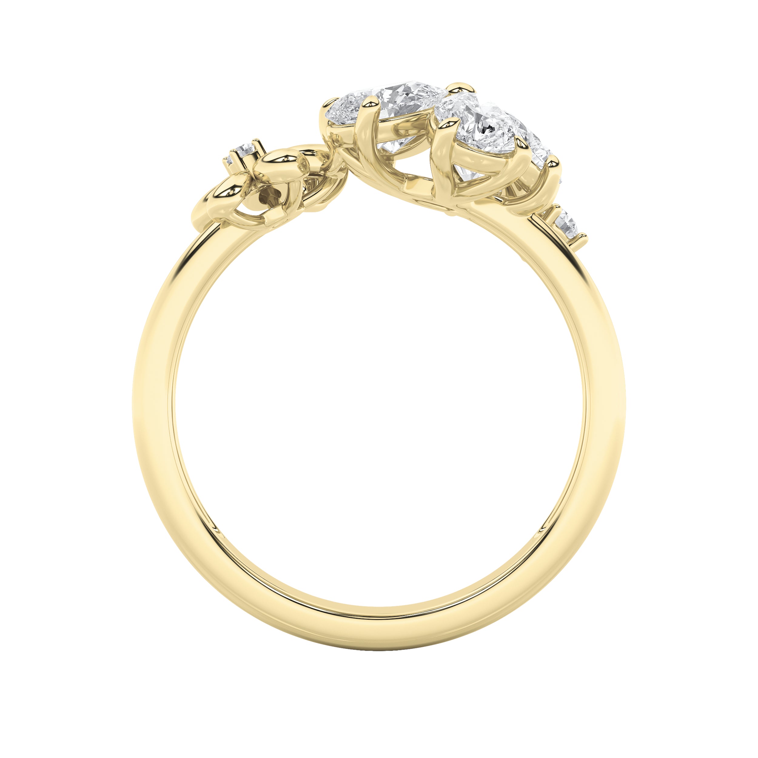 5.4CTW Mix Shaped Lab Grown Diamond (F/VS) Bracelet in 14K Gold - Size 6
