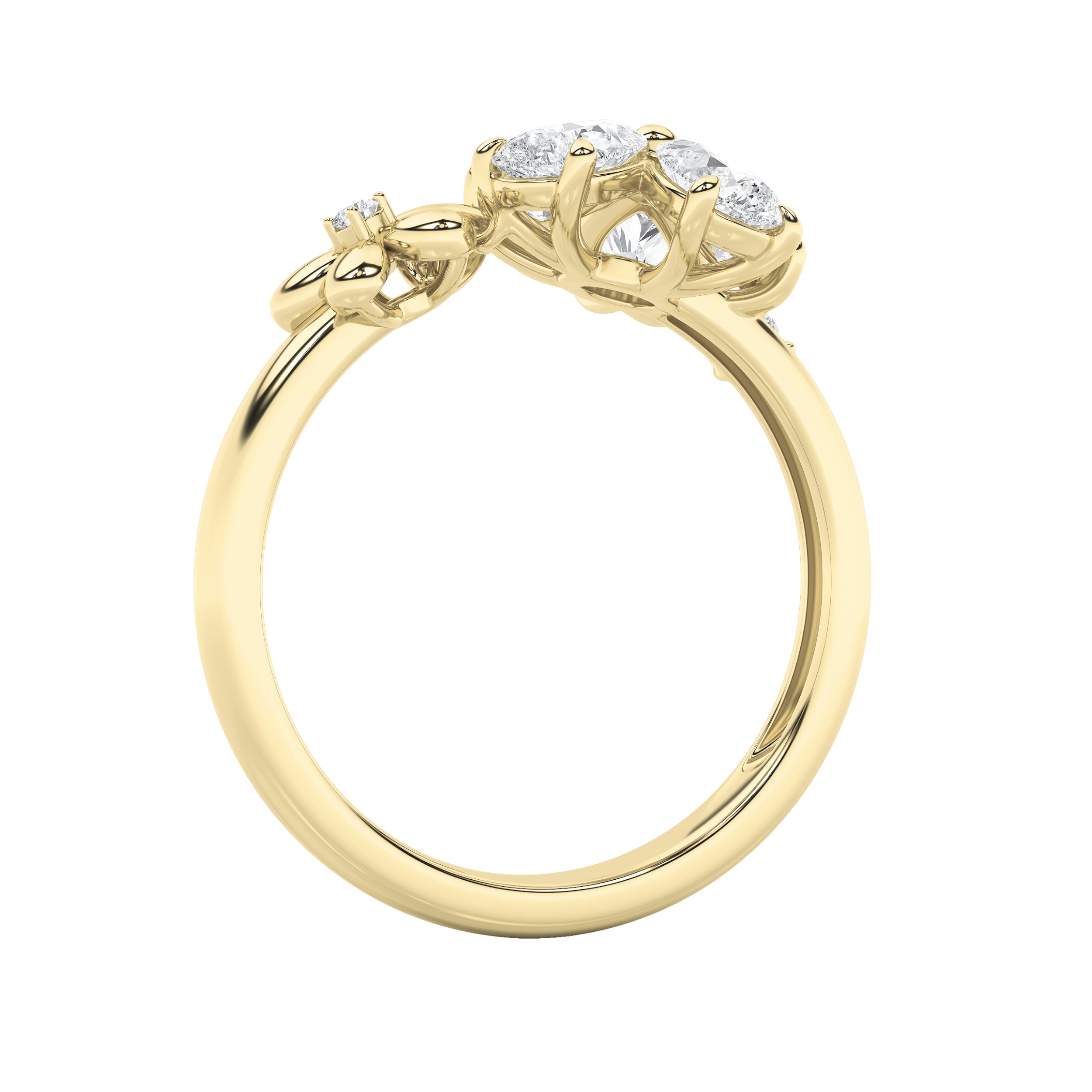 5.4CTW Mix Shaped Lab Grown Diamond (F/VS) Bracelet in 14K Gold - Size 6