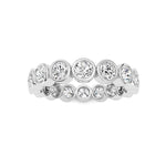 1.6CTW Round Shaped Lab Grown Diamond (F/VS) Eternity Band Ring in 14K Gold - Size 6