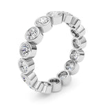 1.6CTW Round Shaped Lab Grown Diamond (F/VS) Eternity Band Ring in 14K Gold - Size 6