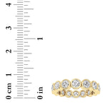 1.6CTW Round Shaped Lab Grown Diamond (F/VS) Eternity Band Ring in 14K Gold - Size 6