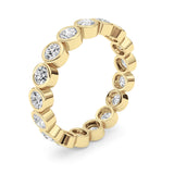 1.8CTW Round Shaped Lab Grown Diamond (F/VS) Eternity Band Ring in 14K Gold - Size 7