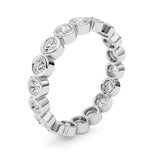1.8CTW Round Shaped Lab Grown Diamond (F/VS) Eternity Band Ring in 14K Gold - Size 9