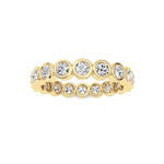 1.8CTW Round Shaped Lab Grown Diamond (F/VS) Eternity Band Ring in 14K Gold - Size 9