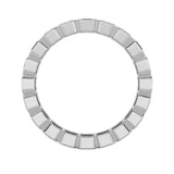 2.5CTW Emerald Shaped Lab Grown Diamond (F/VS) Eternity Band Ring in 14K Gold - Size 8