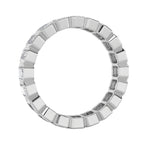2.5CTW Emerald Shaped Lab Grown Diamond (F/VS) Eternity Band Ring in 14K Gold - Size 8