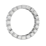 2.5CTW Emerald Shaped Lab Grown Diamond (F/VS) Eternity Band Ring in 14K Gold - Size 8