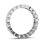 2.6CTW Emerald Shaped Lab Grown Diamond (F/VS) Eternity Band Ring in 14K Gold - Size 9