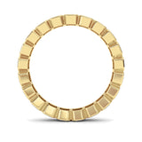 2.6CTW Emerald Shaped Lab Grown Diamond (F/VS) Eternity Band Ring in 14K Gold - Size 9