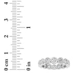 2CTW Round Shaped Lab Grown Diamond (F/VS) Eternity Band Ring in 14K Gold - Size 7