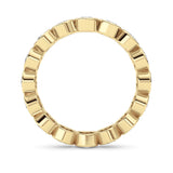 2CTW Round Shaped Lab Grown Diamond (F/VS) Eternity Band Ring in 14K Gold - Size 7