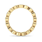 2.2CTW Round Shaped Lab Grown Diamond (F/VS) Eternity Band Ring in 14K Gold - Size 8