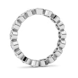 2.2CTW Round Shaped Lab Grown Diamond (F/VS) Eternity Band Ring in 14K Gold - Size 9