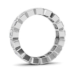 2.5CTW Emerald Shaped Lab Grown Diamond (F/VS) Eternity Band Ring in 14K Gold - Size 5