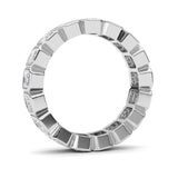 2.5CTW Emerald Shaped Lab Grown Diamond (F/VS) Eternity Band Ring in 14K Gold - Size 5