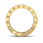 2.5CTW Emerald Shaped Lab Grown Diamond (F/VS) Eternity Band Ring in 14K Gold - Size 5