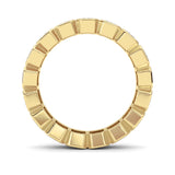 2.5CTW Emerald Shaped Lab Grown Diamond (F/VS) Eternity Band Ring in 14K Gold - Size 5