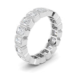 2.75CTW Emerald Shaped Lab Grown Diamond (F/VS) Eternity Band Ring in 14K Gold - Size 6