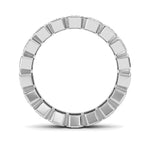 2.75CTW Emerald Shaped Lab Grown Diamond (F/VS) Eternity Band Ring in 14K Gold - Size 6