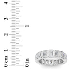 2.75CTW Emerald Shaped Lab Grown Diamond (F/VS) Eternity Band Ring in 14K Gold - Size 6