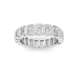2.75CTW Emerald Shaped Lab Grown Diamond (F/VS) Eternity Band Ring in 14K Gold - Size 7