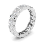 2.75CTW Emerald Shaped Lab Grown Diamond (F/VS) Eternity Band Ring in 14K Gold - Size 7