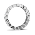 2.75CTW Emerald Shaped Lab Grown Diamond (F/VS) Eternity Band Ring in 14K Gold - Size 7