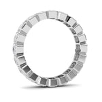 3.00CTW Emerald Shaped Lab Grown Diamond (F/VS) Eternity Band Ring in 14K Gold - Size 8