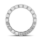 3.00CTW Emerald Shaped Lab Grown Diamond (F/VS) Eternity Band Ring in 14K Gold - Size 9