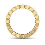 3.00CTW Emerald Shaped Lab Grown Diamond (F/VS) Eternity Band Ring in 14K Gold - Size 9