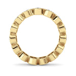 2.2CTW Oval Shaped Lab Grown Diamond (F/VS) Eternity Band Ring in 14K Gold - Size 5