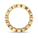 2.4CTW Oval Shaped Lab Grown Diamond (F/VS) Eternity Band Ring in 14K Gold - Size 6