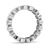 2.5CTW Oval Shaped Lab Grown Diamond (F/VS) Eternity Band Ring in 14K Gold - Size 7