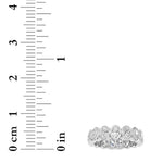 2.5CTW Oval Shaped Lab Grown Diamond (F/VS) Eternity Band Ring in 14K Gold - Size 7