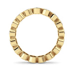 2.5CTW Oval Shaped Lab Grown Diamond (F/VS) Eternity Band Ring in 14K Gold - Size 7