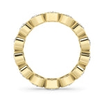 2.1CTW Round Shaped Lab Grown Diamond (F/VS) Eternity Band Ring in 14K Gold - Size 5
