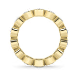2.1CTW Round Shaped Lab Grown Diamond (F/VS) Eternity Band Ring in 14K Gold - Size 5