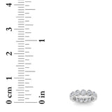 2.2CTW Round Shaped Lab Grown Diamond (F/VS) Eternity Band Ring in 14K Gold - Size 6