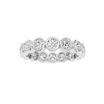 2.4CTW Round Shaped Lab Grown Diamond (F/VS) Eternity Band Ring in 14K Gold - Size 8