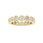 2.4CTW Round Shaped Lab Grown Diamond (F/VS) Eternity Band Ring in 14K Gold - Size 8