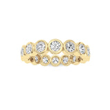 2.4CTW Round Shaped Lab Grown Diamond (F/VS) Eternity Band Ring in 14K Gold - Size 9
