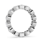 2.5CTW Round Shaped Lab Grown Diamond (F/VS) Eternity Band Ring in 14K Gold - Size 5