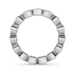 2.7CTW Round Shaped Lab Grown Diamond (F/VS) Eternity Band Ring in 14K Gold - Size 8